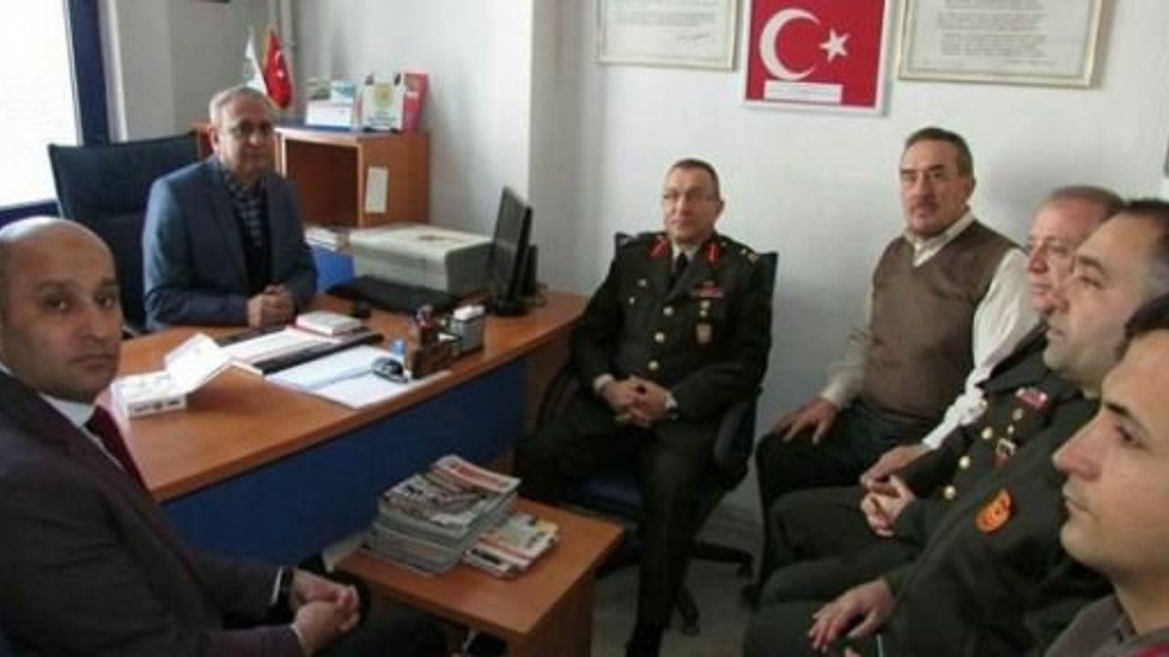 Afyon İl Garnizon Komutanlığından Sandıklı'ya Ziyaret