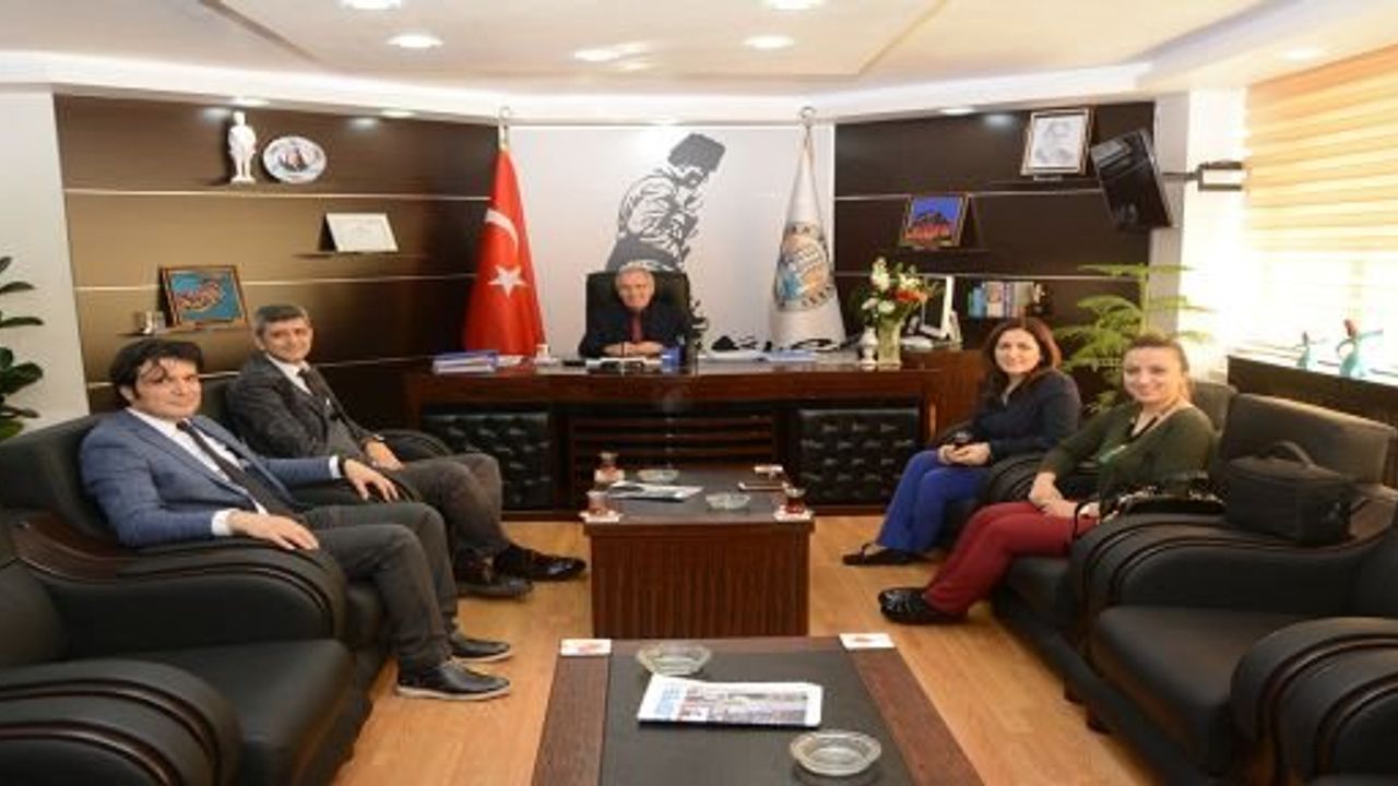DİNAR’DA OBEZİTE KONFERANSI SONRASINDA ACAR'I ZİYARET ETTİLER
