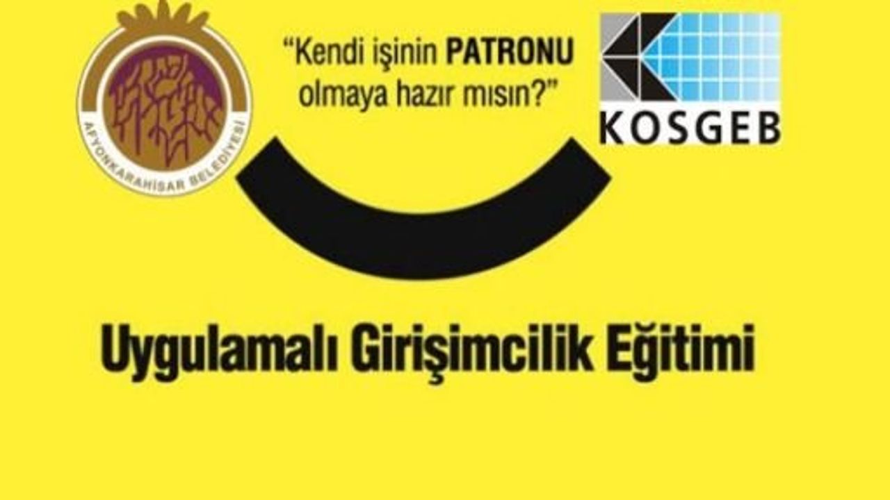 UYGULAMALI GİRİŞİMCİLİK KURSU İÇİN BAŞVURULAR BAŞLADI