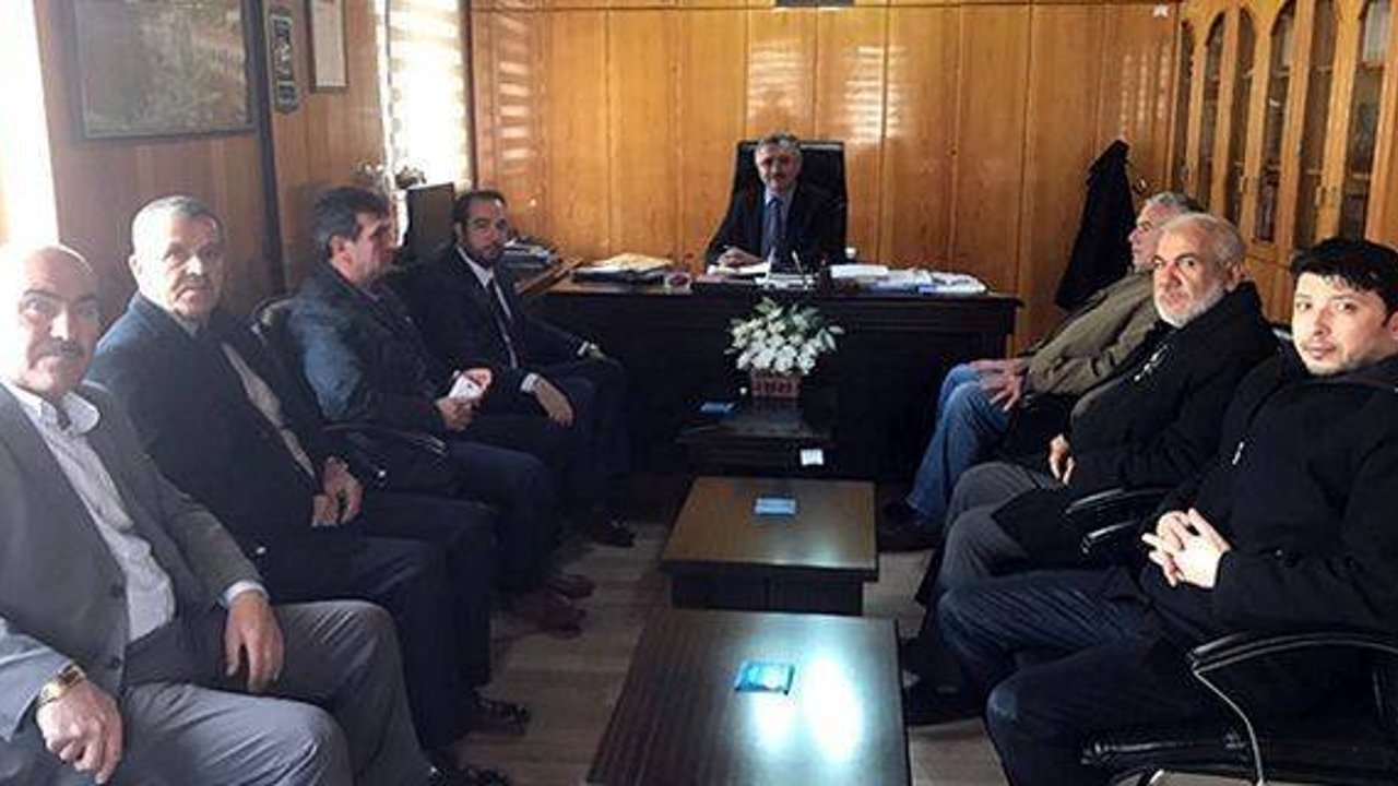 Dinar Ak Parti Heyeti Yeni Müftüyü Ziyaret Etti