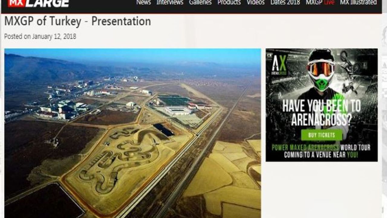 Afyonkarahisar ve MXGP OF TURKEY Dünya Medyasında