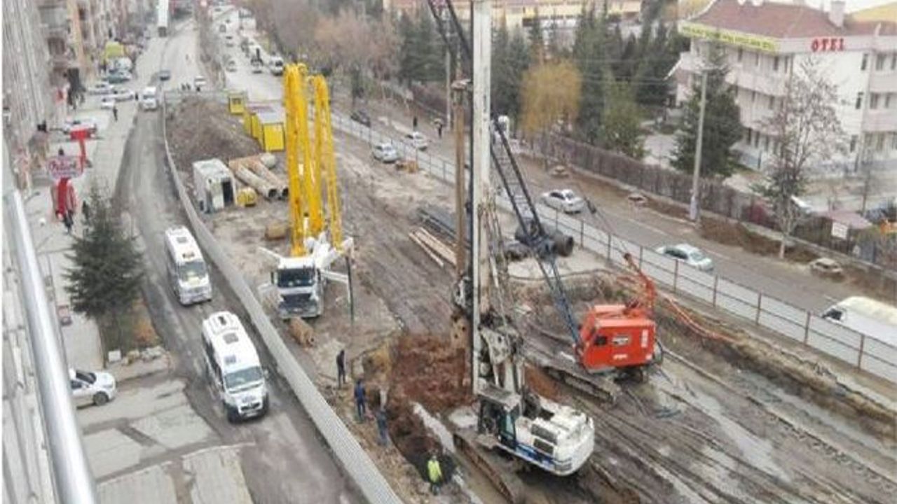 Jandarma kavşağında alt geçit çalışmaları devam ediyor