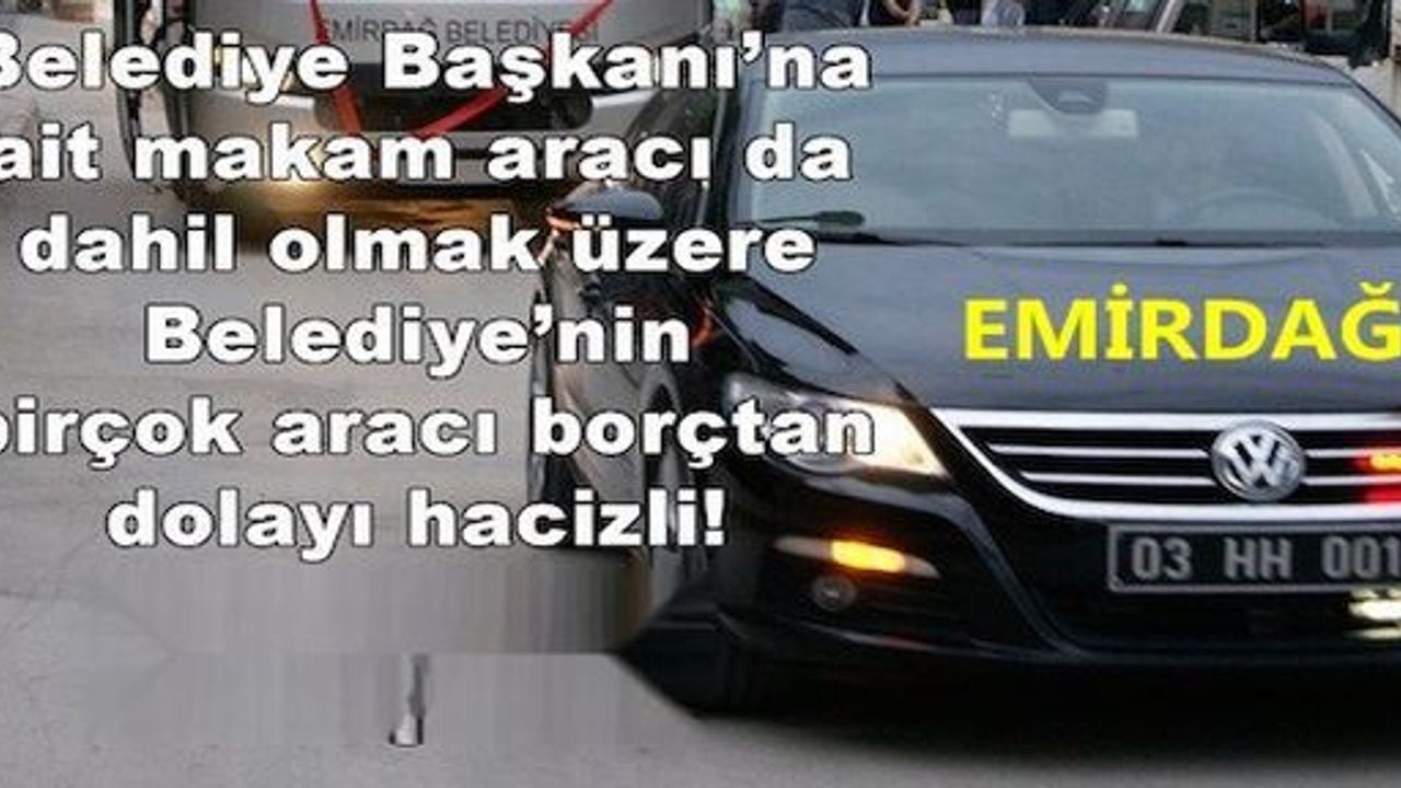 EMİRDAĞ BELEDİYESİ BORÇ BATAĞINDA MI?  