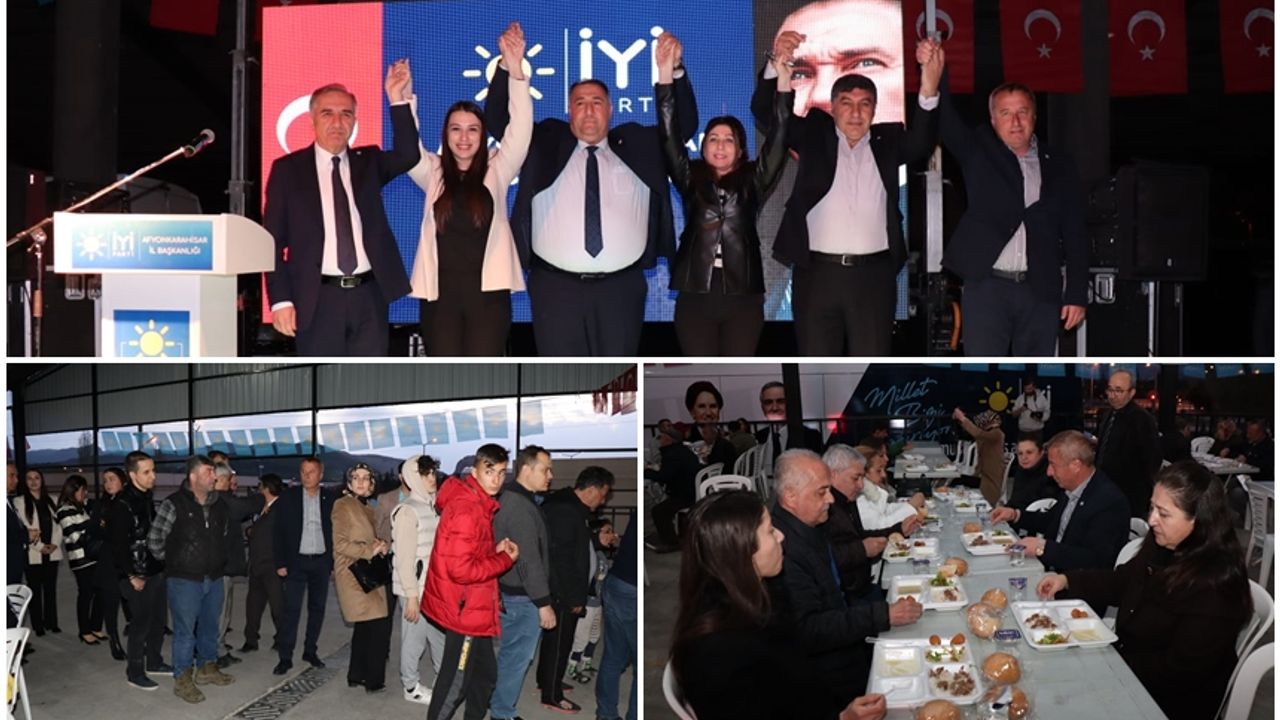 İYİ Parti adaylarından iftar yemeği