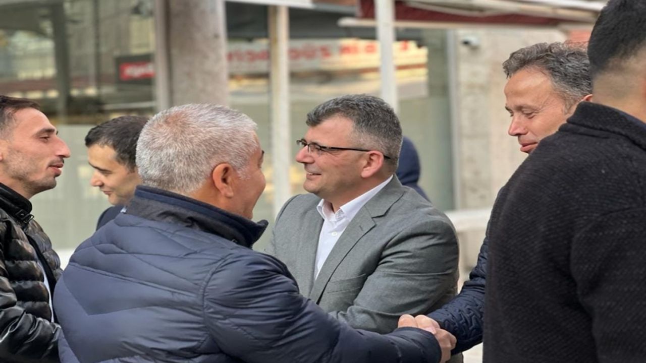 Emirdağ Belediye Başkanı Serkan Koyuncu Vatandaşlarla Bayramlaştı