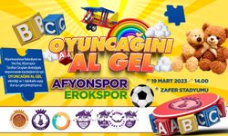 Belediye ve Hes İlaç Afyonspor'dan Oyuncağını Al Gel Kampanyası