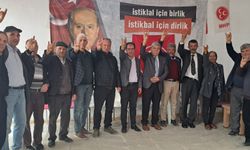 Sinanpaşa’da, İYİ Parti'den istifa edenler MHP'ye katıldı