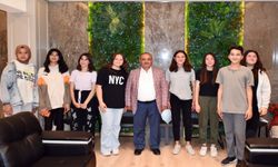 Öğrencilerden, Başkan Şahin’e Ziyaret