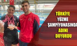 Türkiye Yüzme Şampiyonasında adını duyurdu