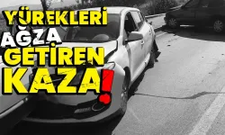 Yürekleri ağza getiren kaza!