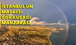 İstanbul'un Masalsı Gökkuşağı Manzarası