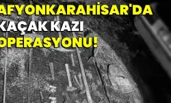 Afyonkarahisar'da Kaçak Kazı Operasyonu: 3 Kişi Gözaltına Alındı