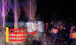 Takla Atan Otomobilde 1 Kişi Öldü, 2 Kişi Yaralandı