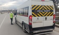 Okul servis araçlarına polis denetimi