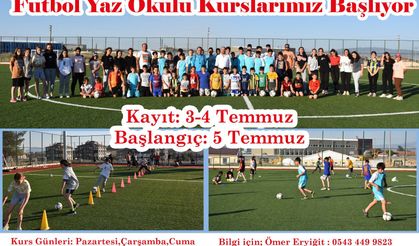 Dazkırı'da Futbol Yaz Kursları başlıyor
