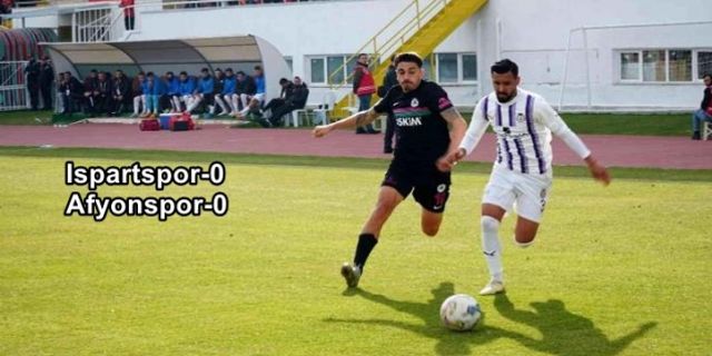 Ispartaspor, Afyonspor ile puanları paylaştı