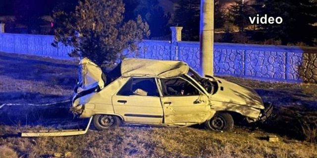 Emirdağ’da yeni yılın ilk saatlerinden feci kaza, 1 ölü