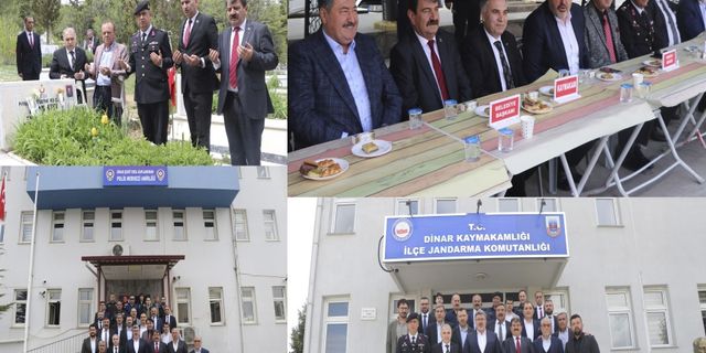 Dinar’da Bayramlaşma Programı