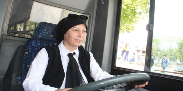 O, Afyonkarahisar’ın tek kadın otobüs şoförü