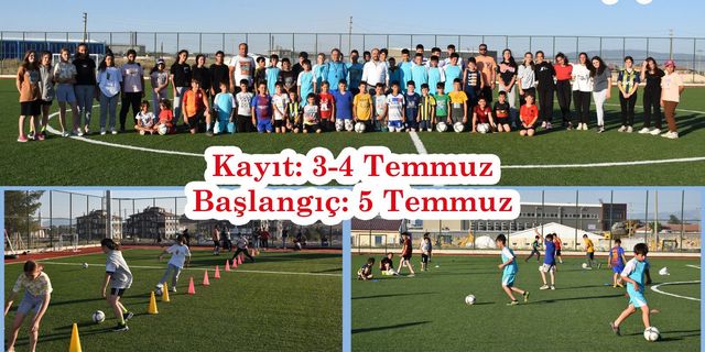 Dazkırı'da Futbol Yaz Kursları başlıyor