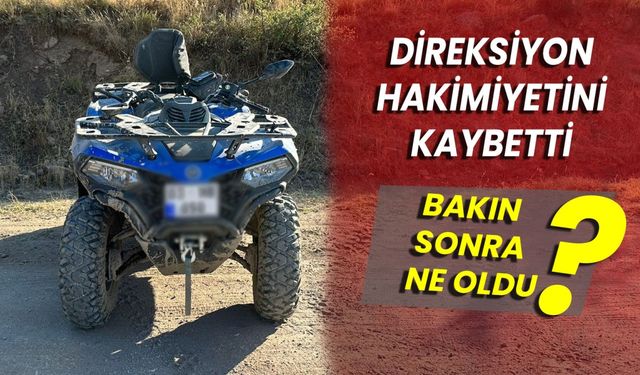 Direksiyon hakimiyetini kaybetti bakın sonra ne oldu?