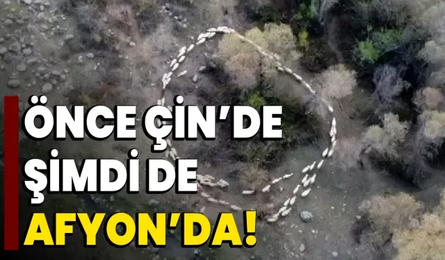 Önce Çin’de şimdi de Afyon’da!