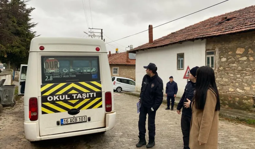 Okul Servislerine Sıkı Denetim